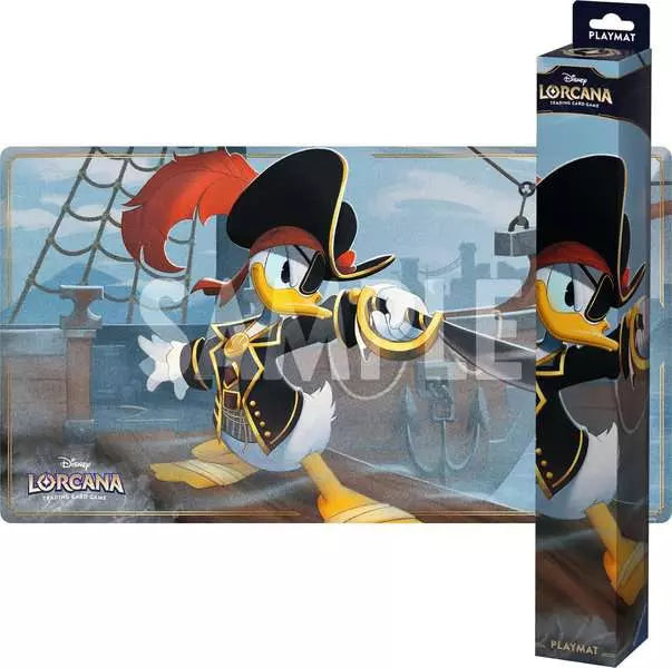 Disney Lorcana: Azurblaues Meer - Spielmatte Donald Duck Pirat