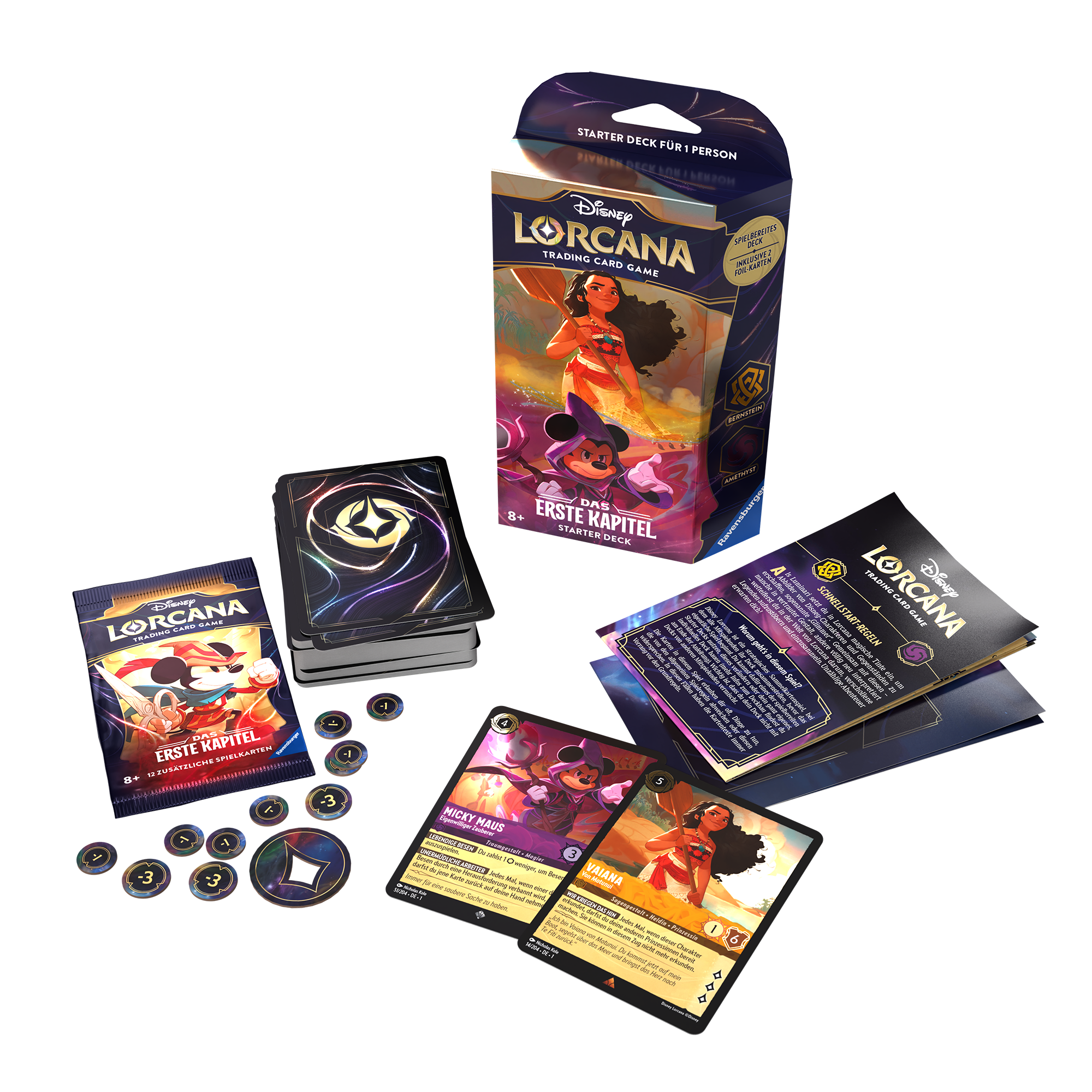 Disney Lorcana: Das Erste Kapitel - Starter Deck Bernstein & Amethyst (DE)