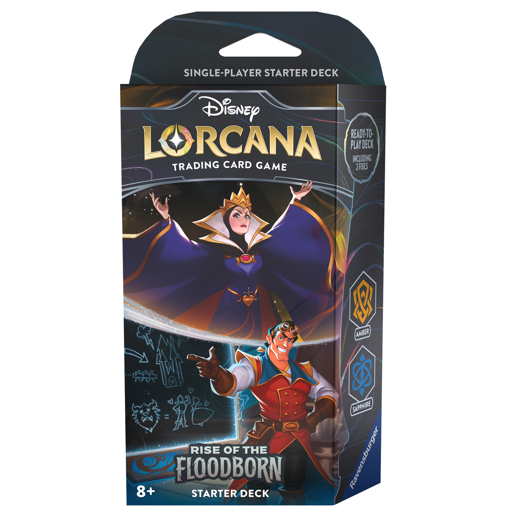 Lorcana: Rise of the Floodborn Starter Deck (ENG) - Amber / Sapphire