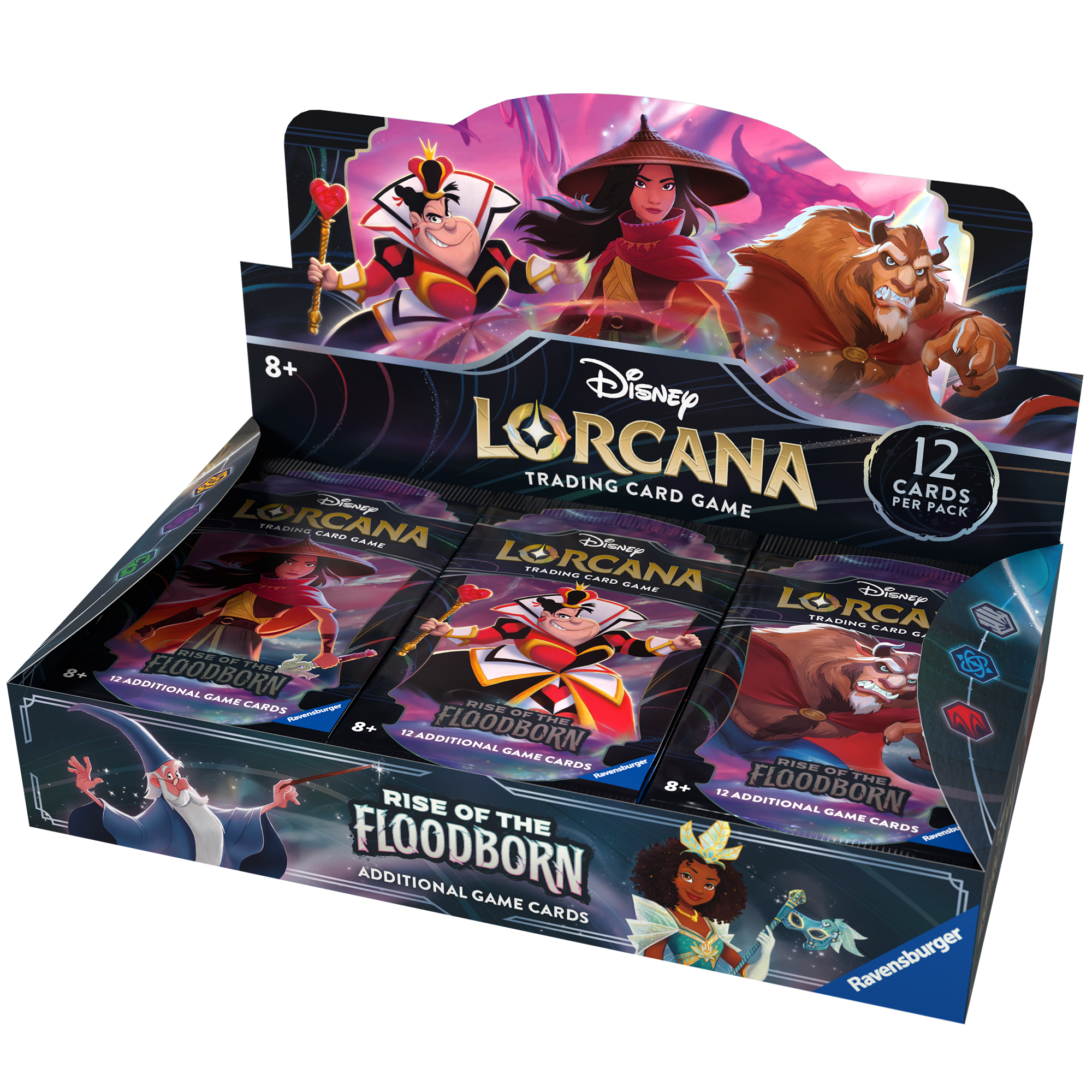 Lorcana: Rise of the Floodborn - Display mit 24 Booster Packs (ENG)