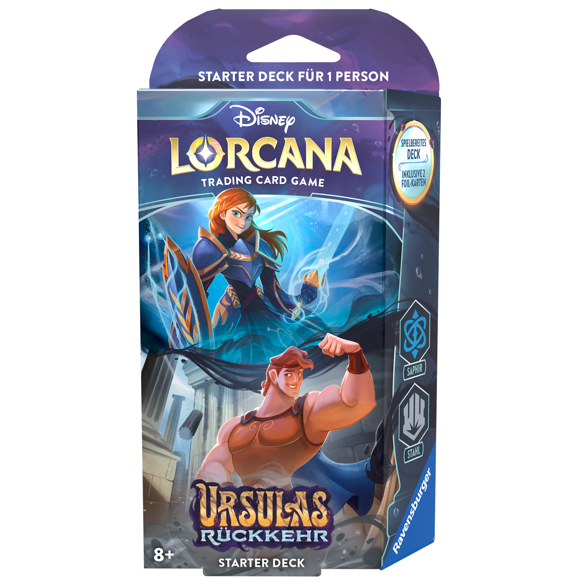 Lorcana: Ursulas Rückkehr - Starter Deck - Saphir und Stahl (DE)