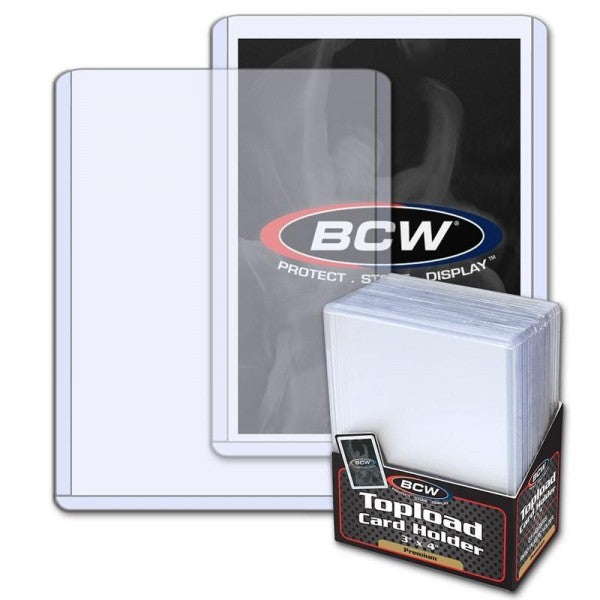 BCW Topload Card Holder 3 x 4" Premium (25)