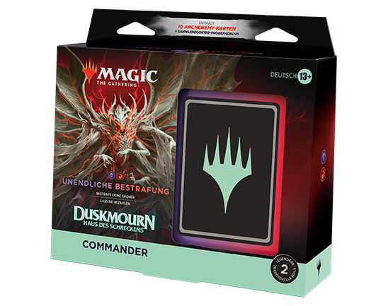 Magic: The Gathering - Duskmourn: Haus des Schreckens Commander Deck Unendliche Bestrafung