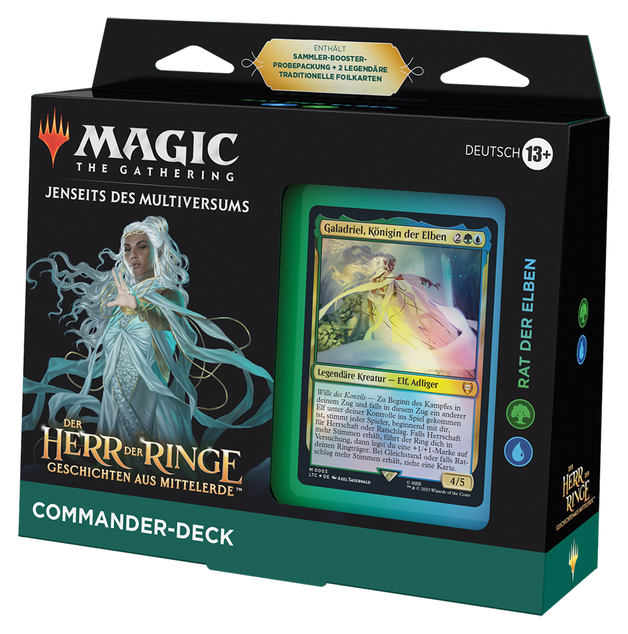 Magic: The Gathering - Der Herr der Ringe: Geschichten aus Mittelerde Commander-Deck – Rat der Elben (DE)