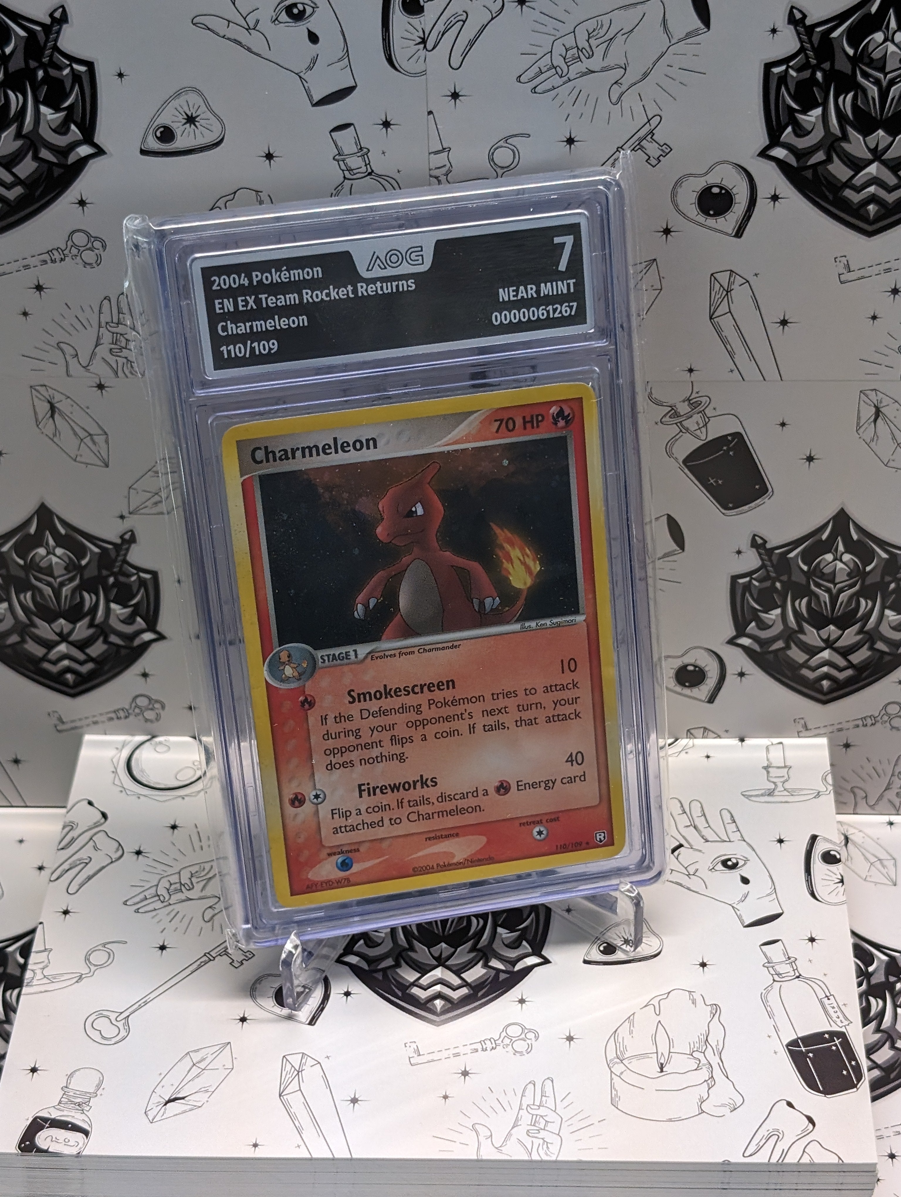 AOG Graded 7 - 2004 Pokémon – EX Team Rocket Returns – EN Charmeleon 110/109