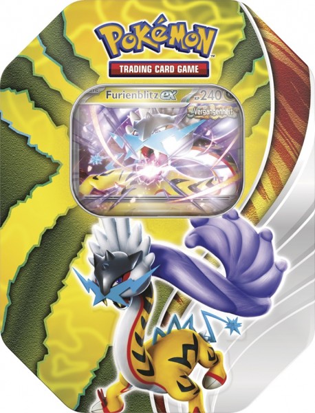 Pokémon Cards Tin Box #115 Furienblitz EX