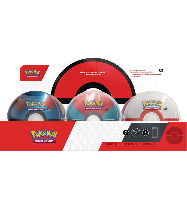 Pokéball Tin - Pokeball Herbst 2023 - 1x Pokeball Tin - zufällig