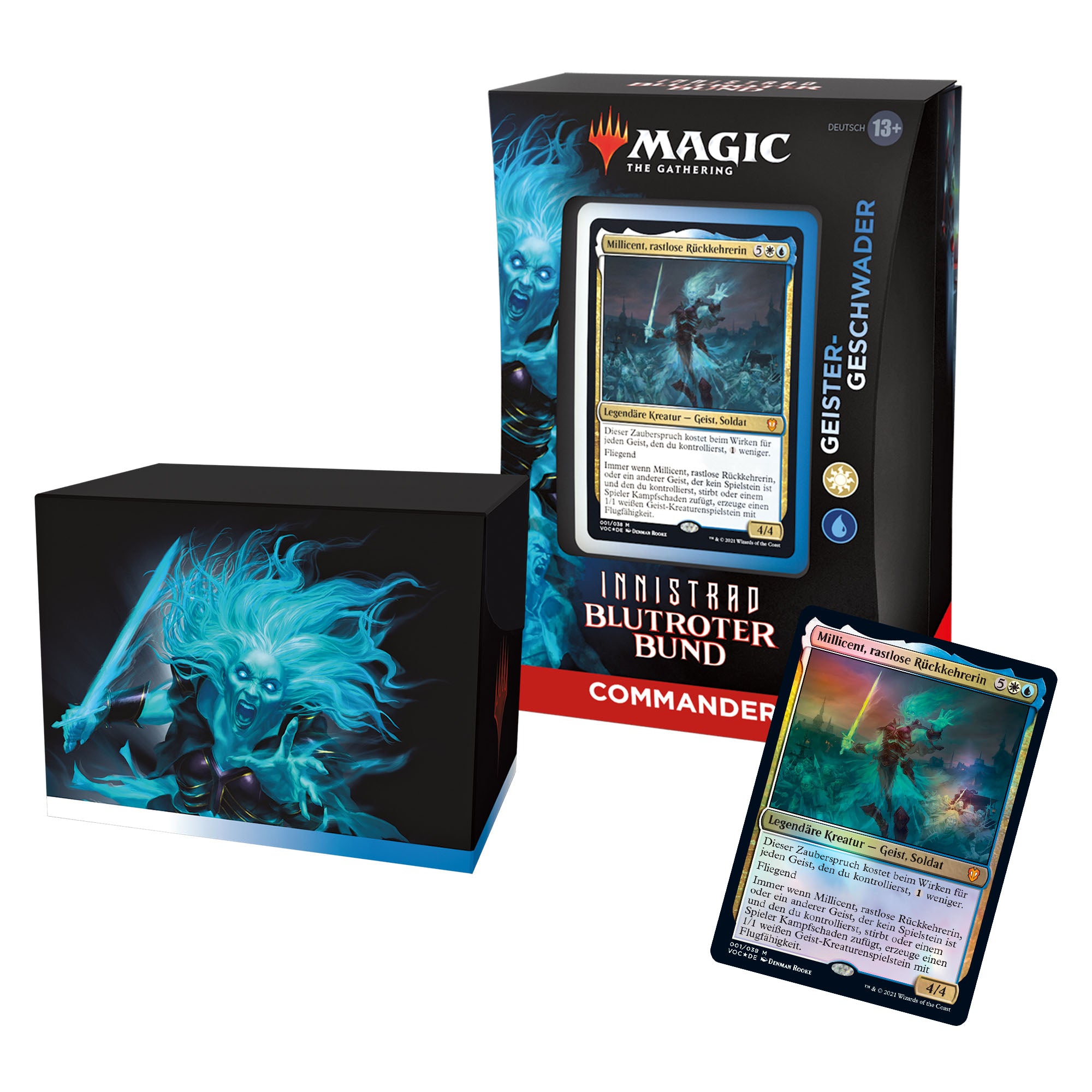 Magic: The Gathering - Innistrad: Blutroter Bund Commander-Deck – Geistergeschwader