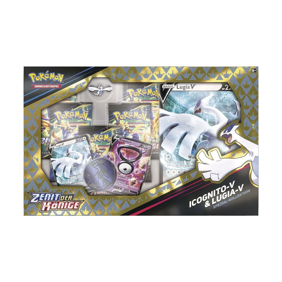 Pokemon - Schwert & Schild: Zenit der Könige Icognito-V & Lugia-V Spezial-Kollektion